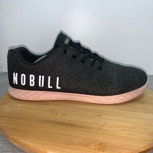 NoBull Men’s Size 13 Project I Heather Trainer Shoes Black Heather Dusty Rose
